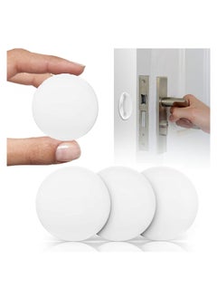 Buy Door Stopper Wall Protector Large with Strong 3M Adhesive - Quiet and Shock Absorbent Silicone Wall Protectors from Door Knobs - Discreet Door Bumper to Protect Every Wall Surface in Saudi Arabia