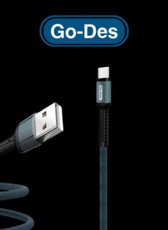 Buy USB to Type-C Charging Cable 1m Fast Charging in Saudi Arabia