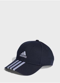 Buy 3 Stripes Cotton Twill Baseball Cap in UAE