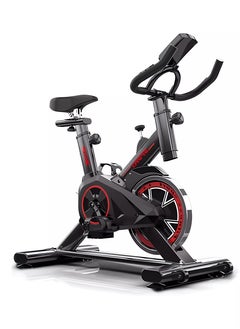 Buy Exercise Bike, Indoor Cycling Bike Stationary, Cycle Bike with Comfortable Seat Cushion, Digital Display with Pulse, iPad Holder in Saudi Arabia