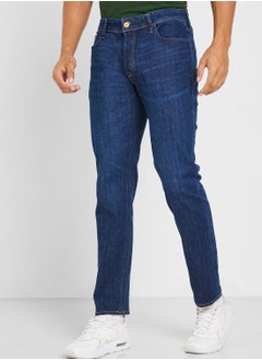 Buy Mid Wash Slim Fit Jeans in UAE