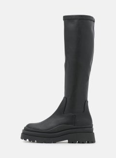 Buy Women Knee High Boot Other Black in UAE