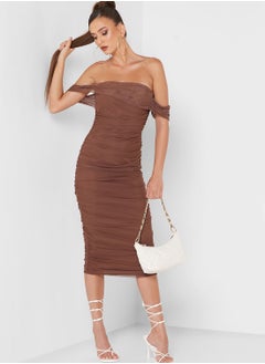 Buy Bardot Ruched Dress in Saudi Arabia