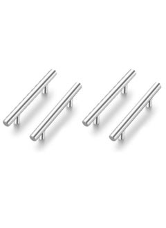 اشتري Robustline Highly Quality Metal Drawer Pull Handle - Cupboard Handle (Pack of 4) Chrome Plated - 10MM X 96MM - 161 في الامارات