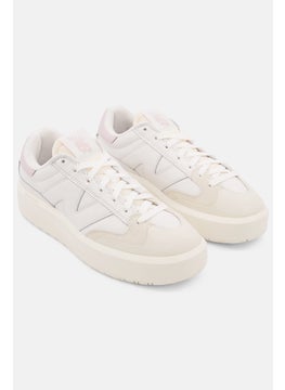 اشتري Men CT302SP Medium Lace Up Sneaker Shoes, White/Pink/Beige في السعودية