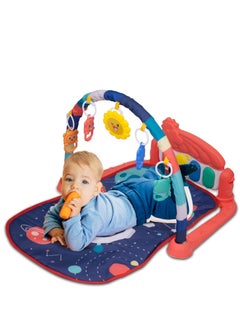 اشتري Baybee Kick & Play Piano Playgym for Babies, Activity Play Gym for Baby with Rotating Piano, 5 Hanging Rattle Kids Toys Baby Crawling Mat for Newborn Baby Play Gym for Baby 0 to 12 Month Boy Girl DBL في الامارات