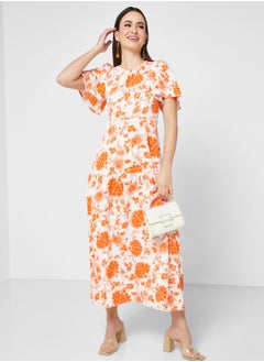 Buy Floral Print Dress in UAE