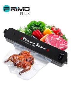 Buy Automatic Vacuum Sealer Machine With Bags Black in Saudi Arabia