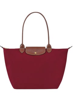 Buy Longchamp Women's Large Tote Bag, Handbag, Shoulder Bag Wine Red Classic in Saudi Arabia