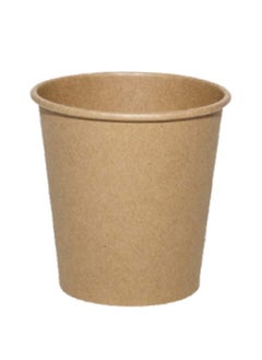 Buy Espresso Drink Cups 4 Ounce Brown Unbleached Paper Coffee Cup Single Wall Brown Paper Recyclable Cup Leak Resistant Rolled Rim 50 Pieces in UAE