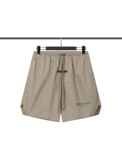 Buy Summer Thin Fog ESSENTIALSZONE Reflective Nylon Shorts Unisex Khaki reflective letters in UAE