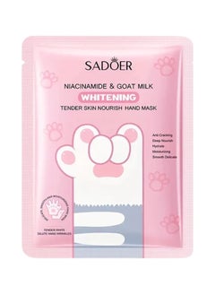 Buy NIACINAMIDE and GOAT MILK WHITENING TENDER SKIN NOURISH HAND MASK in Saudi Arabia