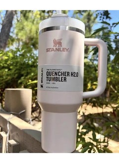 Buy Stanley Quencher H2.0 FlowState Stainless Steel Vacuum Insulated Tumbler with Lid and Straw for Water, Iced Tea or Coffee, 40 oz in Saudi Arabia