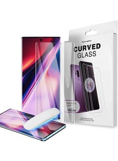 اشتري Samsung Galaxy note10 Nano Liquid UV Full Glue Tempered Glass Nano Optics Curved في مصر