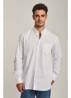 Buy Fancy Long Sleeve Poplin Cotton Shirt in Egypt