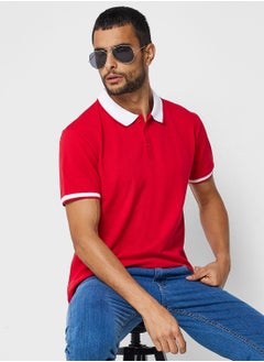 اشتري Tape Detail Polo Shirt في السعودية