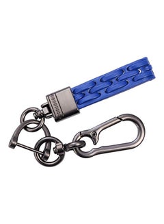 Buy Carabiner Key Chain Clip Leather Car Keychain With Quick Release Key Rings For Men | Easy To Organizer Multiple Keysets in Egypt