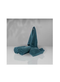 Buy Towel 100% Cotton From Hammam Home 30*50 Color peacock in Egypt