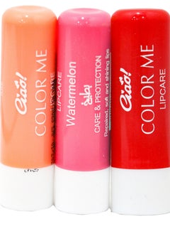 Buy Ciao Color Me Lip Care With Strawberry + Peach + Watermelon in Egypt