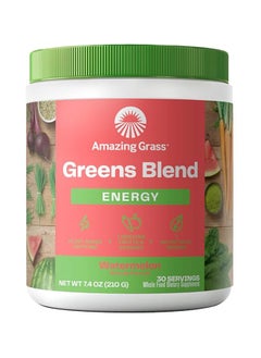 Buy Energy Watermelon Green SuperFood - 7.4 oz ( 210 gm ) 30 Servings in UAE