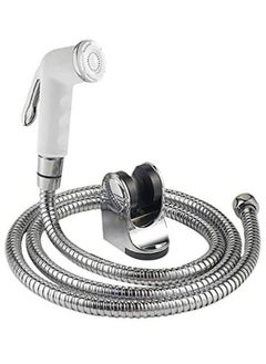 Buy Shattaf for Toilet Stainless Steel Explosion-Proof Encryption Hose, Handheld Bidet Sprayer for Toilet, Muslim Shower Set (1.5 Meter Pipe) in UAE