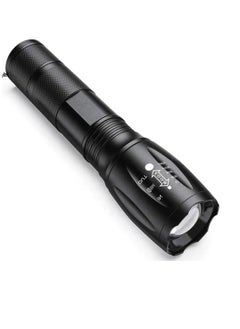 Buy Powerful Zoomable Rechargeable LED Flashlight for Outdoor activities camping hunting hiking & Emengercy etc in UAE