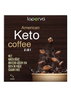 Buy Keto Coffee 5 in 1 - Boost Weight Loss and Energy with Maca Root, Matcha, and MCT - 30 Convenient Stick in UAE