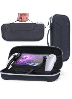 اشتري Case for Playstation Portal PS5 Portal Protective Case with Ergonomic Grip& Game Machine Screen Protector and 2 Thumb Stick Caps Transparent PC Case Protective Cover Sleeve Console Accessories في الامارات