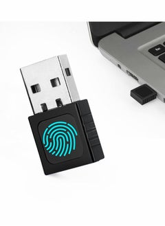 اشتري 360° USB Fingerprint Reader - Fast Biometric Security Key for Windows 7/8/10 & Windows Hello PC/Laptop في الامارات