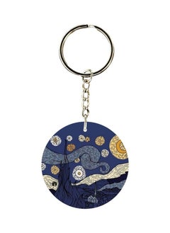 Buy Vincent Van Gogh Painting Printed Keychain in UAE