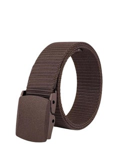 Buy Canvas belt from Cairo Way - a design that is suitable for work and going out for a practical and chic brown look in Egypt