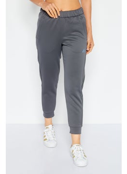 اشتري Women Sports Fit Training Track Pants, Grey في الامارات