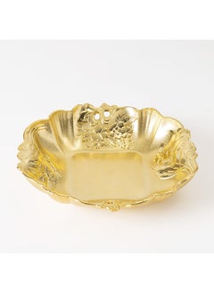 Buy Dominique Decorative Bowl, Gold - 28 cm in UAE