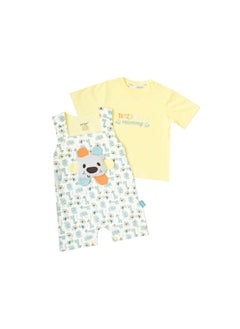 Buy High Quality Cotton Blend and comfy  Baby Set " T-Shirt + Printed Romper " in Egypt