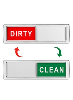 Buy COOLBABY Kitchen Dishwasher Magnet Clean Dirty Sign Various Room Non-Scratch Cleaning Tips Cleanliness Signs Hotel Magnetic Dirty Clean Dishwasher Sign in UAE