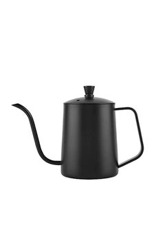 Buy Milk Frothing Pitcher Suitable for Decorating Latte Espresso (Black, 600 ml) in Saudi Arabia