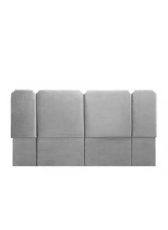 Buy H116 | Velvet headboard - Light Grey in Saudi Arabia