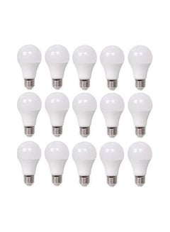 Buy LED bulb - 12 watt - white - 15 pieces in Egypt