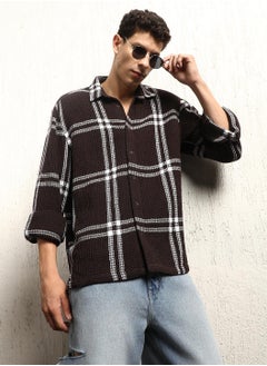 اشتري Classic Tartan Checks Cotton Casual Shirt في الامارات