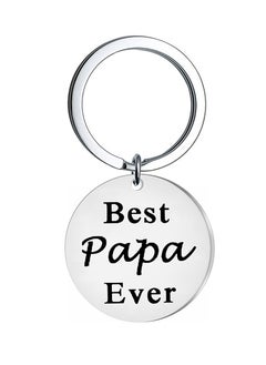 اشتري Stainless Steel Keychain Fathers Day Dad Gifts from Daughter Son Keychain Birthday Gifts for Father في الامارات