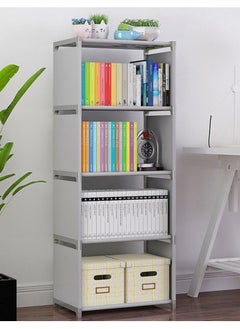 Buy 4-Layer Storage Rack Magazine Bookcase Display Organizer Shelves shelf in Saudi Arabia