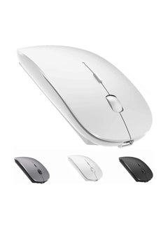 اشتري Wireless Mouse Portable Mobile Optical Mice Mute Silent Click Mini Noiseless Mice with USB Receiver for Notebook, PC, Laptop, Computer, Macbook في الامارات