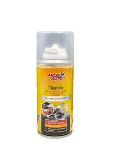 Buy MOJE AUTO Clean Air A/C Cleaner Vanilla Flavour Refresher For Automotive, Car Air Freshener & Purifier 150ml in Saudi Arabia