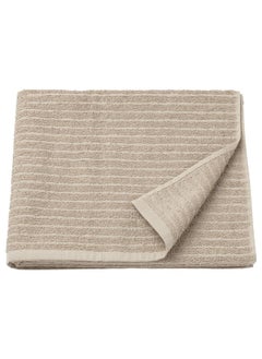 Buy Bath Towel Light Beige 70X140 Cm in Saudi Arabia