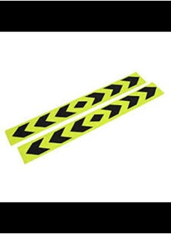 Buy Arrows Printed Self Adhesive Reflective Warning Sign Sticker Tape with High Visibility in UAE