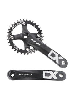 Buy Mountain Bike Right Left Square Crank Arms Single Crank Ring Set 170MM 104 BCD Aluminum Alloy in Saudi Arabia