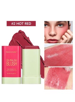 Buy Blush Stick, Blush Cream for Cheeks Eyes Lips,Blush in Natural with Waterproof Sweat-Resistant, Tinted Solid Stick with Long Lasting, Nude Makeup Multi-Use Color Stick Creamy Blush in Saudi Arabia