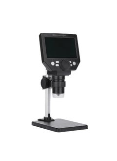 Buy G1000 Digital Electron Microscope 4.3 Inch Large Base LCD Display 10MP 1-1000X Continuous Amplification Magnifier in Saudi Arabia