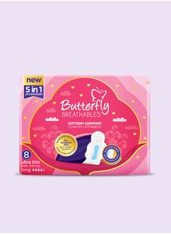 Buy Butterfly Ultra Cottony Long -Pack of 8 in UAE