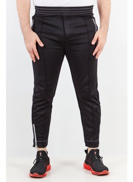 اشتري Men Sportswear Fit Outdoor Sweatpants, Black في الامارات